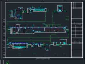 污水处理厂MSBR工艺全套CAD图纸设计解析