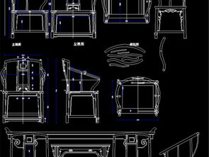 中式禅意家具CAD图库设计——编号19178941平面图解析与应用